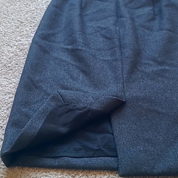J.Crew Dark Gray 100% Wool Pencil Skirt Women’s 0 HO10 - Picture 5 of 11